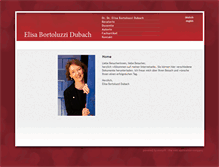 Tablet Screenshot of elisabortoluzzi.com